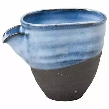 Shigaraki Ware MR-3-3157 Hechimon одногорлый инжектор, темно-синий
