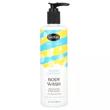 Shikai, Very Clean, гель для душа, ирландский кокос, 12 жидких унций (355 мл)