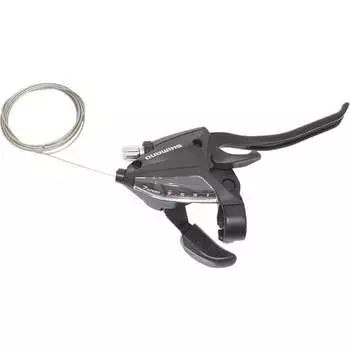 Shimano 524 00065 [ST EF500 7R4A 7S рычаг тормоза переключения передач, 4 пальца, черный]