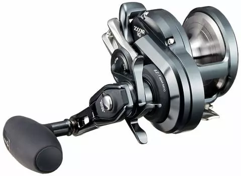 SHIMANO Bait Reel Double Shaft Ocean Jigger F Custom 2000NRHG Amberjack Tuna (Right) чёрный
