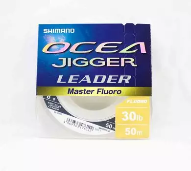 Shimano CL-036P Ocea Jigger Master флюорокарбоновый поводок 50 м 30 фунтов 476142 чистый