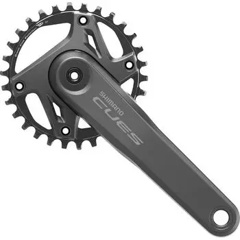 SHIMANO CUES Crankset CL55mm 175mm 30T No CG Series Color EFCU600015EXA0 FC-U6000-1 2-PCS (left insertion) LG9/10/11S серый