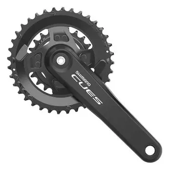 SHIMANO CUES Front Chainwheel with Chain Guard Crank EFCU40102EX60C FC-U4010-2 Length/175mm 46/30T 9/10S