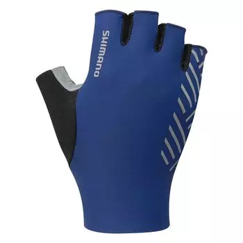 SHIMANO Cycling Gloves SHIMANO Advanced Gloves 22 Year Model Navy L Hand Size Guide 22.9-24.8cm тёмно-синий