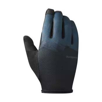 SHIMANO Cycling Gloves TRAIL Gloves Navy L Estimated hand circumference size 22.9-24.8cm