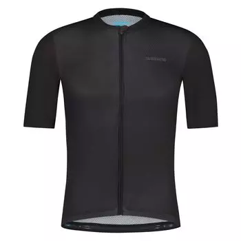 SHIMANO Cycling Jersey ARIA Short Sleeve Jersey Black S Estimated (European Size) Height 167-173cm чёрный