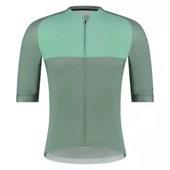 SHIMANO Cycling Jersey VELOCE Short Sleeve Jersey Restore Green S Estimated (European Size) Height 167-173cm