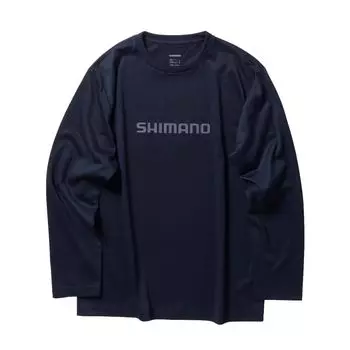 SHIMANO Dry Logo T LS SH-022W Чистый темно-синий M
