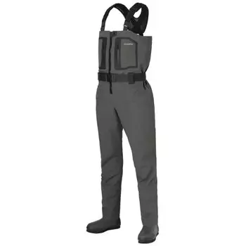 SHIMANO Dry Shield Stretch Waders Cut Pin Felt Charcoal Gray XL +4 FF-001V