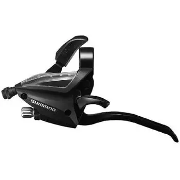 Shimano ESTEF5002LSBL [ST EF500 Черный левый рычаг 3S 2 пальца EZ Fire Plus Тормозной рычаг переключения передач 3x передняя скорость]