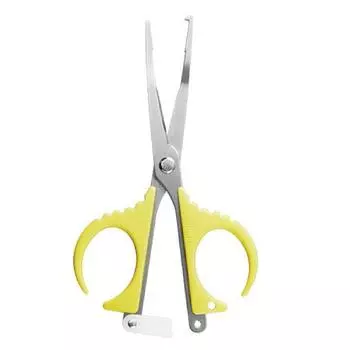 SHIMANO Fishing Pliers Hook Releaser Scissor Pliers Sun Yellow CT-942R