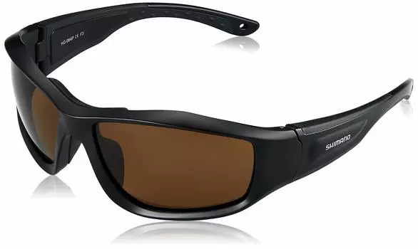 SHIMANO Fishing Polarized Sunglasses Floating Fishing Glasses Matte Black Brown HG-064P коричневый