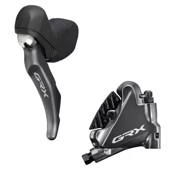 SHIMANO GRX 1700mm Left rear oil filling set JKIT oil hose connected to caliper side ST-RX810L/BR-RX810R JKIT/lever, caliper, hose, filled, чёрный