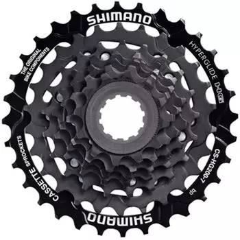 SHIMANO Кассетная звездочка MTB 7S ECSHG2007232T CS-HG200-7 12-32T чёрный