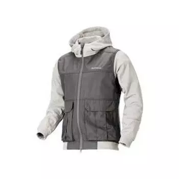SHIMANO Light Sweatshirt Full Zip Parka Light Gray M JA-074R светло-серый
