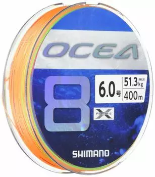 SHIMANO Line Osea 8 400m 5 цветов рыболовная леска нет. 6.0 LD-A81S