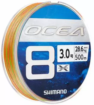 SHIMANO Line Osea 8 500m 5 Colors Fishing Line Line 3 No. 3.0 LD-A91S No.