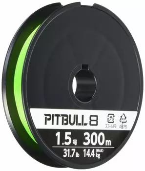 SHIMANO Line Pitbull 8 300m Lime Green рыболовная леска Нет. 1.5 ПЛ-М78С