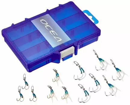 SHIMANO Ossia Assist Hook Set для сверхлегкого джиггинга EU-J01S синий