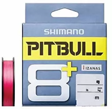 SHIMANO PE Line Pitbull 200m Traceable Pink 8+ No. 1.0