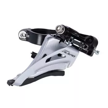 SHIMANO Передний переключатель 2X9s Side Swing Clamp Адаптер хомута Совместимый верхний 36T EFDM3120MX4 ALIVIO FD-M3120-M 34.9 мм (28,6 и 31,8 мм в комплекте) 64-69 передача серебряный