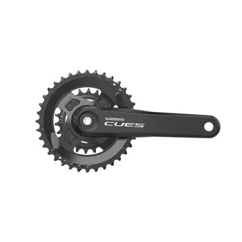 SHIMANO Передняя звездочка CUES без защиты цепи, шатун EFCU40102EX62 FC-U4010-2, длина/175 мм, 36/22T 9/10/11S