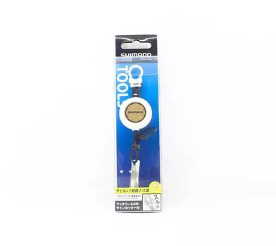 Shimano PI-042R Крючок на катушке с двойным зажимом и кусачками 65 см, белый 610928