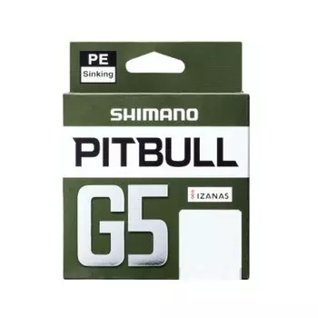 Shimano Pitbull G5 PE Steel Line, 150m, Gray, 0.8, LD-M51U