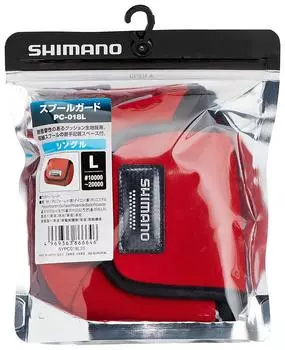 SHIMANO Reel Case Spool Guard Single Red L 866646 PC-018L