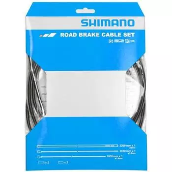 SHIMANO Repair Parts Brake Cable Set Stainless Steel ROAD Black Y80098019