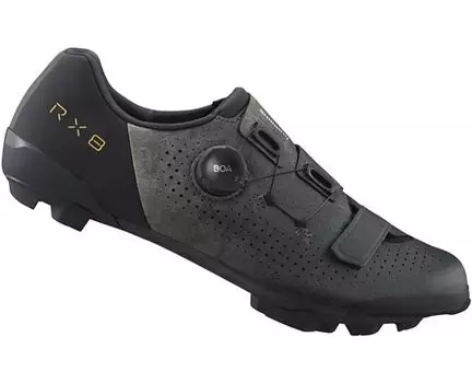 SHIMANO RX8 Черные туфли SPD ESHRX801MCL01S40000 40.0 (25,2 см) (SH-RX801) Гравий/Приключения чёрный