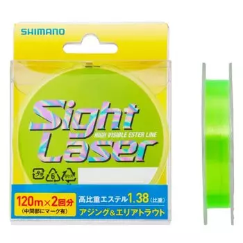 SHIMANO Sight Laser EX Ester 240m Fluorescent Green Нет. 0,25 CL-L75Q