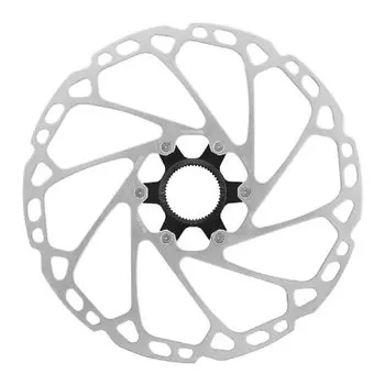 SHIMANO SM-RT64 220 мм, центральный замок, узкий тип, в комплекте, стопорное кольцо с внешней насечкой