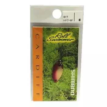 SHIMANO Spoon Cardiff Roll Swimmer 0.9g Red Gold 61T TR-0010 приманка