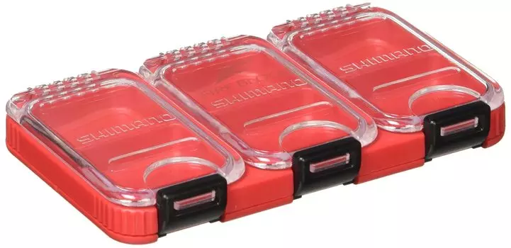 SHIMANO Staff Case Fireblood Red 2-frame CS-102Q