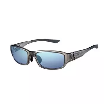 Shimano STL302 Polarized Eyewear Clear Blue Mirror UJ-302W Glasses, Gray/TrueView