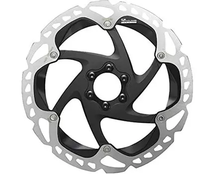 SHIMANO Unisex Rotor Rtmt905 6 Bolt 203mm Bicycle Parts, Silver