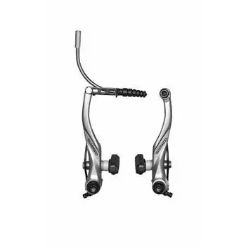 SHIMANO V Brake BR-T4000 Front S65T Shoe Fixing Bolt: 16.0/25.0mm Arch Length: 90mm Silver EBRT4000FX43XSP ALIVIO