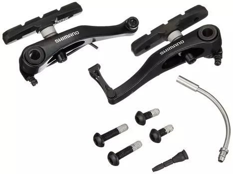 SHIMANO V Brake Front S70T Shoe Fixing Arch 90mm Black EBRR353FX42XLP BR-R353 Bolt 16.0/25.0mm Length чёрный