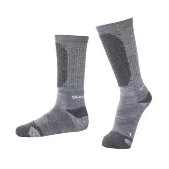 SHIMANO Wool Support Socks L Charcoal SC-050X древесный уголь