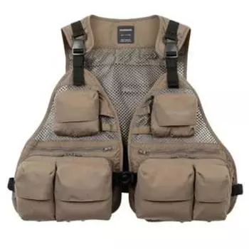 [shimano] Жилет сетчатый Stream Ve 066v oliVe Drub