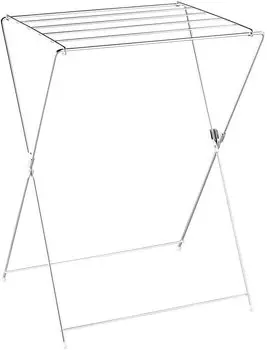 Shimomura Planning Laundry Drying Foldable in Can Dry 6 For Small Space Gap Indoor Drying Stainless Tsubame Sanjo 18197 Stand, [Made Japan] Towels,