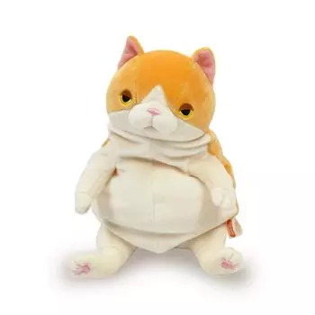 Shinada Global Mochi Series Mochi Neko Hachiware Orange 14 x 14 x 22 см Мягкая игрушка в виде кошки (M) МОНЕ-0230HO