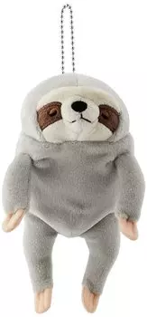 Shinada Global Mochi Series Mochimake Серое чучело ленивца (мини) 7514см МОНАХ-0088G