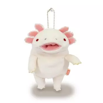 Shinada Global Mochi Series Mochiupa Ivory Stuffed Toy Axolotl Animal (mini) 7514cm MOUP-0088IV