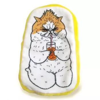 Shinada Global The Mysterious World of Cats Tsubuman Boa Pouch 18 x 13 x 17cm Pouch Neko Sekai Cat Cat YNBO-0128T
