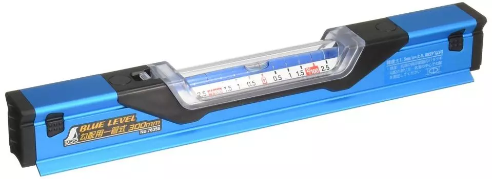 Shinwa Sokutei Blue Level Однотрубный тип для уклона 300 мм 76358