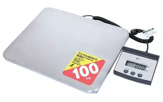Shinwa Sokutei цифровые платформенные весы с дистанционным измерением 100 кг 70108