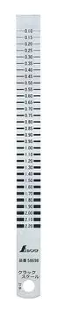 Shinwa Sokutei Crack Scale прямая 15 см Тип 58698