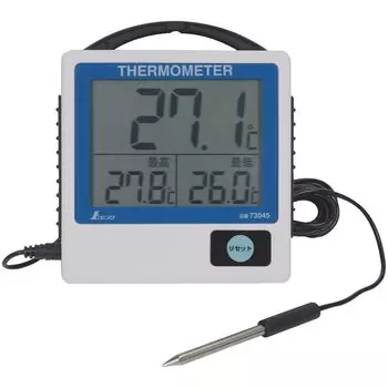 Shinwa Sokutei Digital Thermometer Maximum and Minimum Remote Measurement Type Waterproof Type G-1